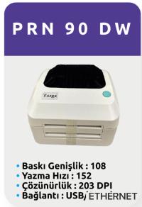 TAZGA PRN 300B USB / ETH  TT TERMAL BARKOD YAZICI 